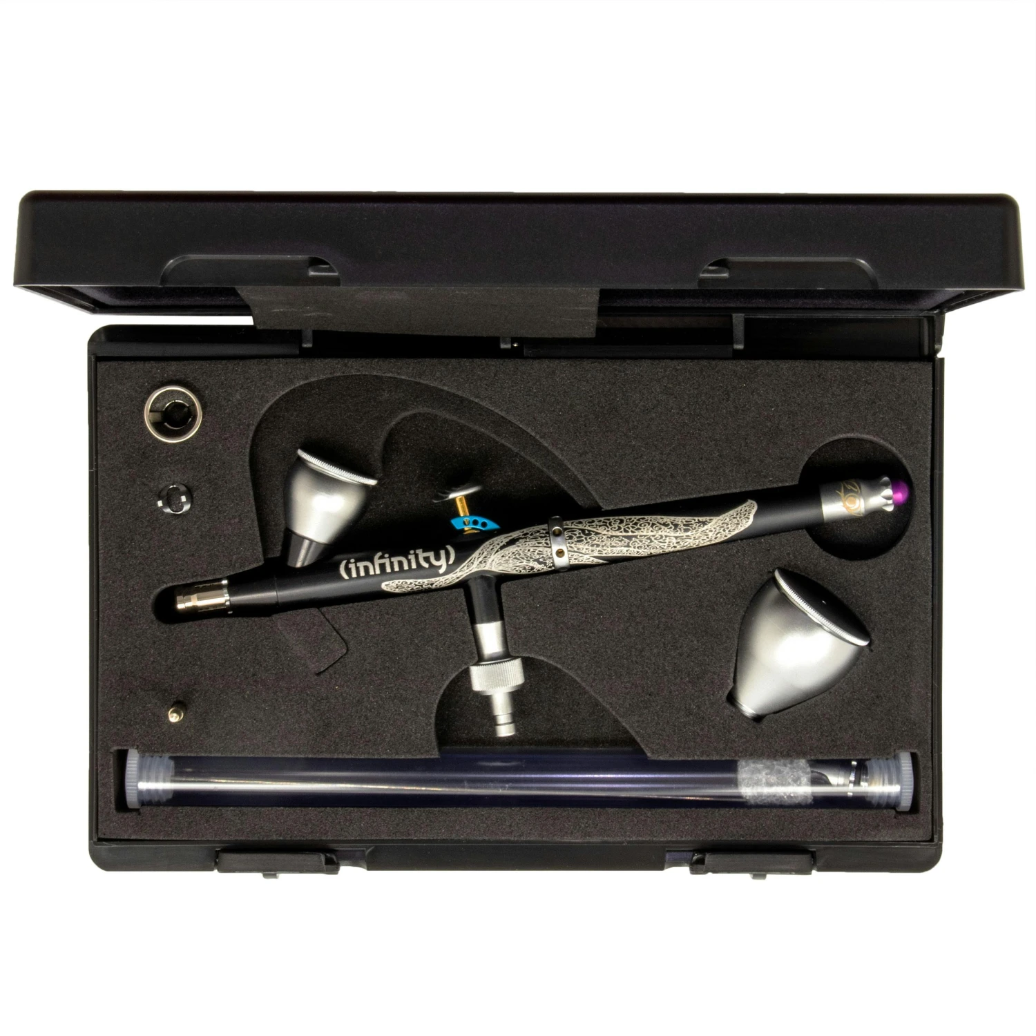 KYIV INFINITY Light 2in1 Fineline Luftkopf 0.2 & 0.4mm 2ml & 5ml Becher 119128 2 KYIV INFINITY Light 2in1 Fineline Luftkopf 0.2 & 0.4mm 2ml & 5ml Becher 119128 - Image 2