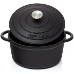 BBQ-Nerd© 6er Set Mini Dutch Oven | Kleiner Gusseisentopf Mit Deckel 11x5cm Für Grill, Feuerstelle, Backofen, Herd ǀ Serviertöpfe Kochtopf Schmortopf -Küchenausstattung Verkauf 43b22605 5e89 4126 bde1 307b8b7e6cfb