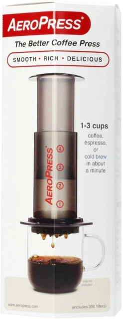 AeroPress Go Coffee Maker Kaffeebereiter, Inkl. 350 Filtern -Küchenausstattung Verkauf 46a3a13c 0730 48ee b748 b84c3e27547f 1
