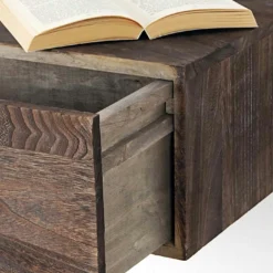 Wandregal HWC-C55, Schubladen-Regal, Shabby-Look Vintage, 21x46x30cm ~ Braun -Küchenausstattung Verkauf 60f8ce88 d28b 451b 86b8 20211e460059