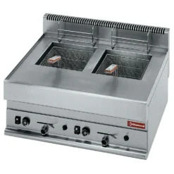 Gastro Gas-Fritteuse Zwei Becken Tischgerät Fritteuse Je 8 L Kapazität -Küchenausstattung Verkauf 7018b7fe bb64 478b b127 7c5806e7bf27