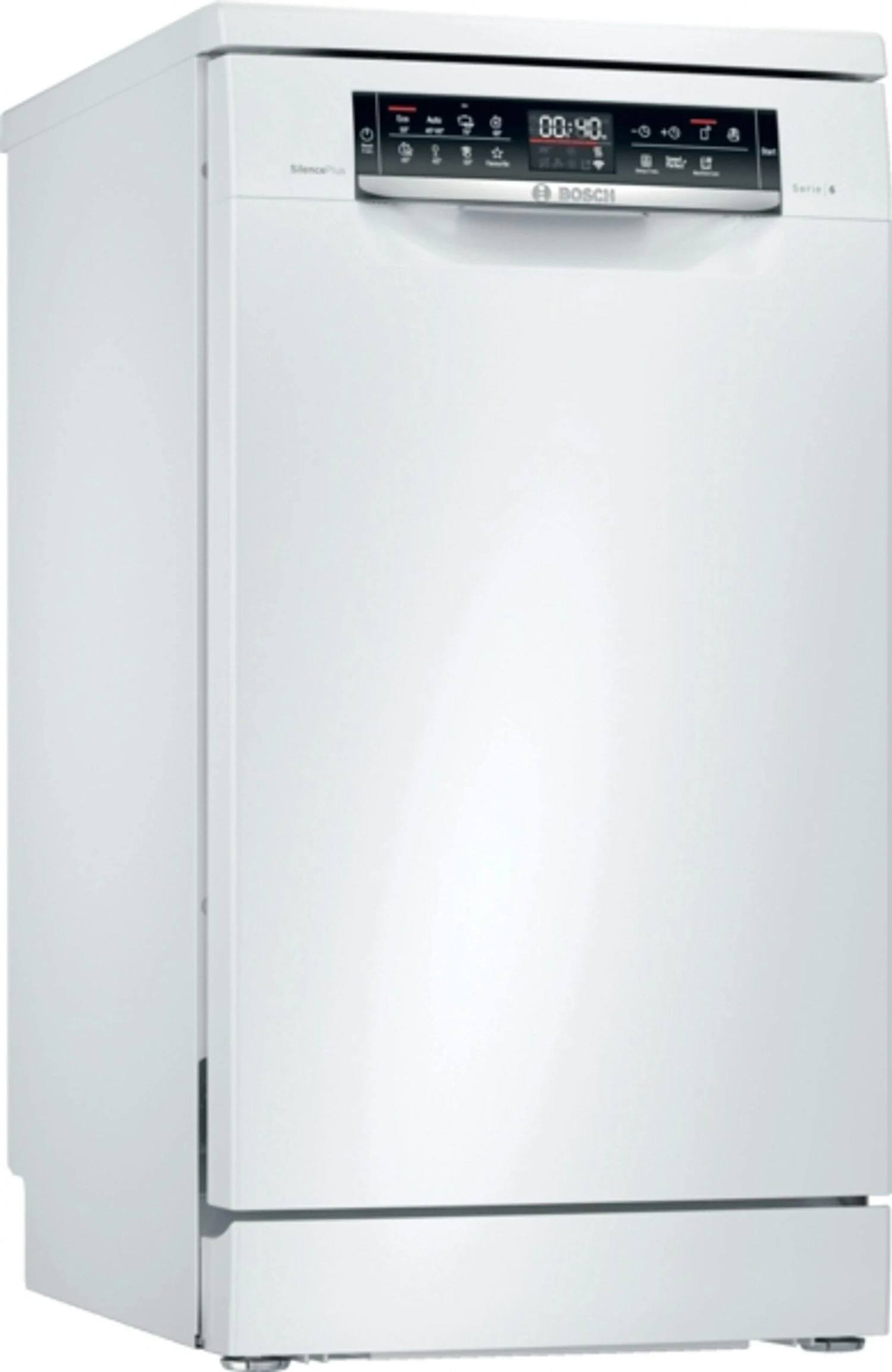 Bosch Serie 6, Freistehender Geschirrspüler, Weiß, SPS6EMW23E, 45 Cm Breit, 85 Cm Hoch 1 Bosch Serie 6, Freistehender Geschirrspüler, Weiß, SPS6EMW23E, 45 Cm Breit, 85 Cm Hoch