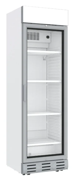 METRO PROFESSIONAL Glastürkühlschrank/ Kühlvitrine GSC5350WS, 59.5 X 62.4 X 200 Cm, 362 L, Lüfterunterstützte Kühlung, 270 W, 4 Rollen, Weiß -Küchenausstattung Verkauf 74be2451 909d 4757 9cfc 635f03b0381f 1