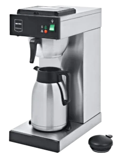 METRO Professional Kaffeemaschine GCT2001, Edelstahl, 21.5x41.5x52 Cm, 2.3L (Wassertank), Mit Thermoskanne, Temperaturbereich: 30-98°C, Silber