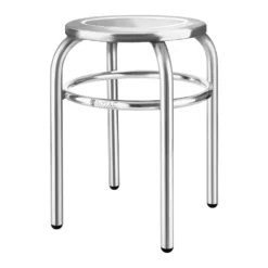 Royal Catering Edelstahlhocker - Durchmesser 29 Cm