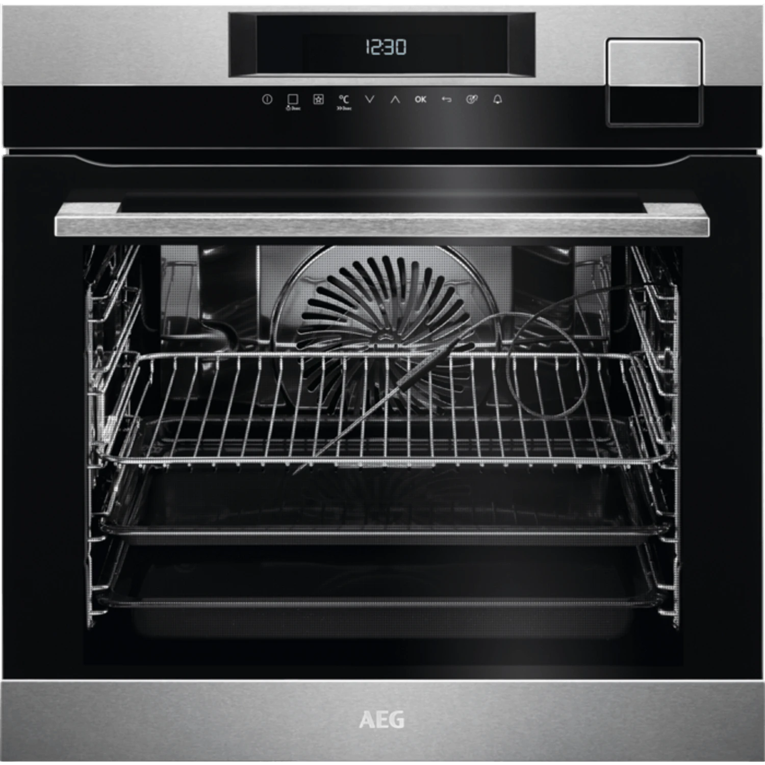 AEG 9000 SteamPro Dampfbackofen / Dampfreinigung / MaxiKlasse™ - Extra Großer Garraum (70 Liter) / Schwarz BSK792280B 3 AEG 9000 SteamPro Dampfbackofen / Dampfreinigung / MaxiKlasse™ - Extra Großer Garraum (70 Liter) / Schwarz BSK792280B - Image 3