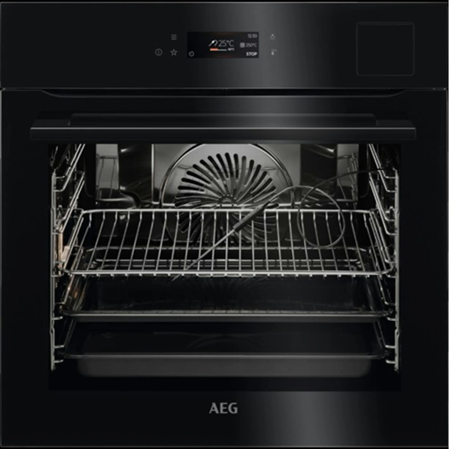 AEG 9000 SteamPro Dampfbackofen / Dampfreinigung / MaxiKlasse™ - Extra Großer Garraum (70 Liter) / Schwarz BSK792280B 1 AEG 9000 SteamPro Dampfbackofen / Dampfreinigung / MaxiKlasse™ - Extra Großer Garraum (70 Liter) / Schwarz BSK792280B