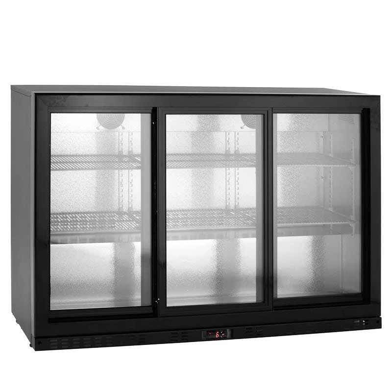 GastroHero Getränkekühlschrank PROFI 783 Slim Mit Schiebetüren Schwarz 5 GastroHero Getränkekühlschrank PROFI 783 Slim Mit Schiebetüren Schwarz - Image 5