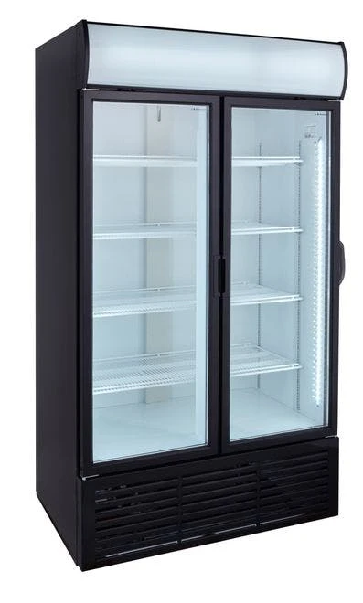 GastroHero Getränkekühlschrank PROFI 783 Slim Mit Schiebetüren Schwarz 4 GastroHero Getränkekühlschrank PROFI 783 Slim Mit Schiebetüren Schwarz - Image 4