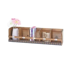 Wandregal HWC-C55, Schubladen-Regal, Shabby-Look Vintage, 21x46x30cm ~ Braun -Küchenausstattung Verkauf e777163e 34cf 4541 8c05 54adf2bd9331