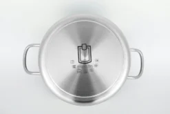 METRO Professional Gemüsetopf, Edelstahl, Ø 28 Cm, 17 L, Höhe: 31.9 Cm, Mit Deckel, Induktion, Ofenfest -Küchenausstattung Verkauf ed75af96 89a9 46a9 b9d2 24a7be7bd9e5 scaled